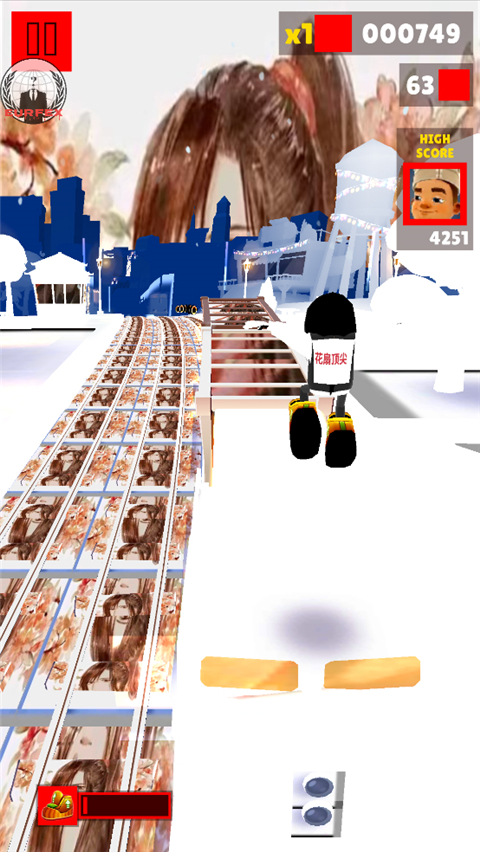 地铁跑酷花扇双旦