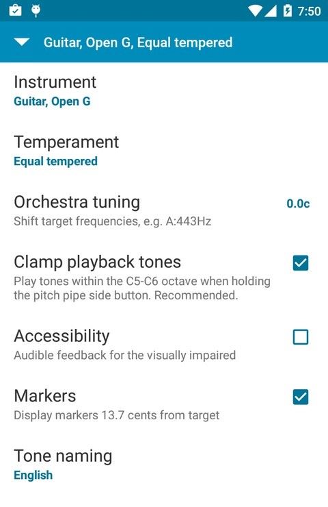 gstrings调音器