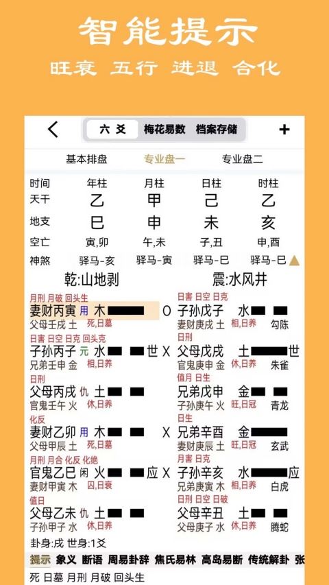 大师六爻排盘
