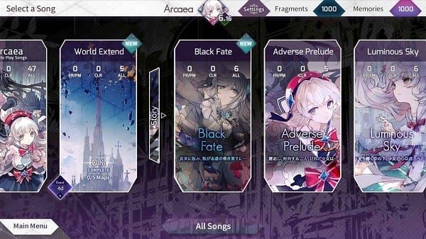音游Arcaea