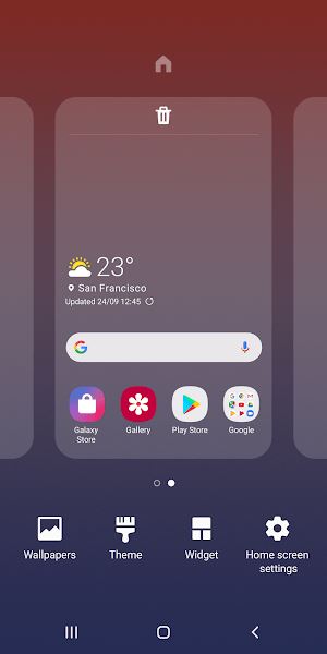 三星touchwiz主屏幕