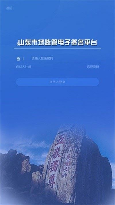 山东市场监管电子签名