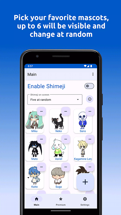 shimeji桌宠