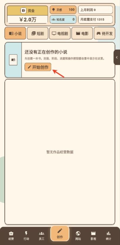 创作网络小说1