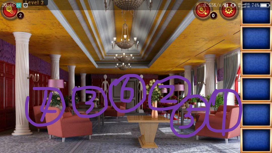 密室逃脱8红色豪宅旧版攻略1