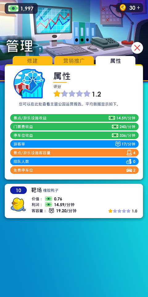 闲置主题公园大亨下载